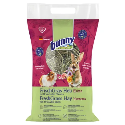 Bunny Nature FrischGras-Heu Blüten 500 g Bunny Nature FrischGras-Heu Blüten 500 g