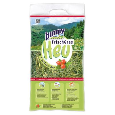 Bunny Nature FrischGras-Heu Hagebutte 500 g