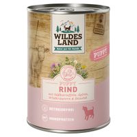 Packung Wildes Land Puppy Rind Süßkartoffeln & Äpfeln
