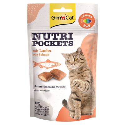 GimCat Nutri Pockets mit Lachs 60 g