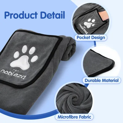 Nobleza Toalla para Perros Toallas Suaves y Duraderas