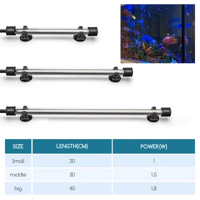Nobleza Pez Lámpara Luz LED de Acuario