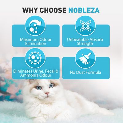 Nobleza Cat Litter  Arena para Gatos de sílice