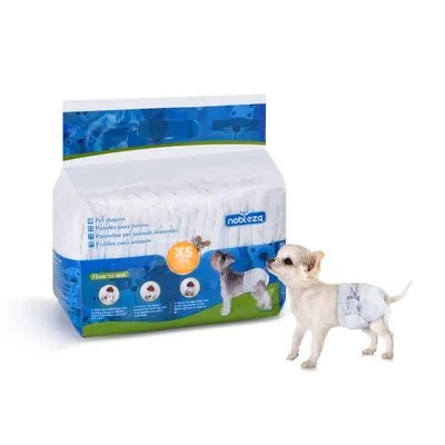 Nobleza Perro Pañal Pañales para Perros Desechables Hembra