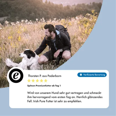 Irish Pure Hunde Junior Trockenfutter, Huhn mit Gemüse & Kelp-Alge