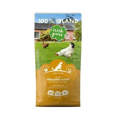 Irish Pure Hunde Adult Trockenfutter, Huhn mit Gemüse & Kelp-Alge Irish Pure Hunde Adult Trockenfutter, Huhn mit Gemüse & Kelp-Alge