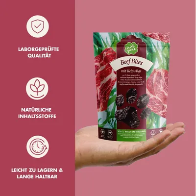 Irish Pure Rinder-Leckerli – Premium Snack mit Kelp-Alge