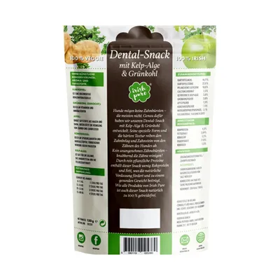 100% Veggie, Dental-Snack mit Kelp-Alge & Grünkohl 100% Veggie, Dental-Snack mit Kelp-Alge & Grünkohl