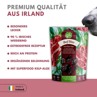 Irish Pure Rinder-Leckerli – Premium Snack mit Kelp-Alge Irish Pure Rinder-Leckerli – Premium Snack mit Kelp-Alge