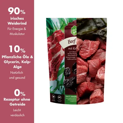 Irish Pure Rinder-Leckerli – Premium Snack mit Kelp-Alge Irish Pure Rinder-Leckerli – Premium Snack mit Kelp-Alge
