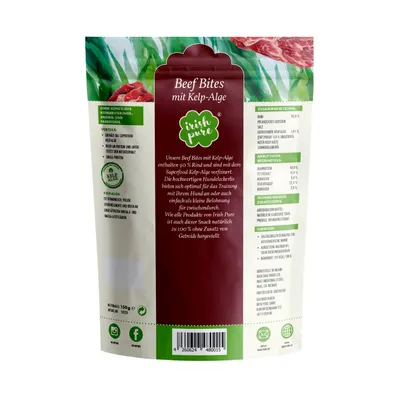 Irish Pure Rinder-Leckerli – Premium Snack mit Kelp-Alge Irish Pure Rinder-Leckerli – Premium Snack mit Kelp-Alge