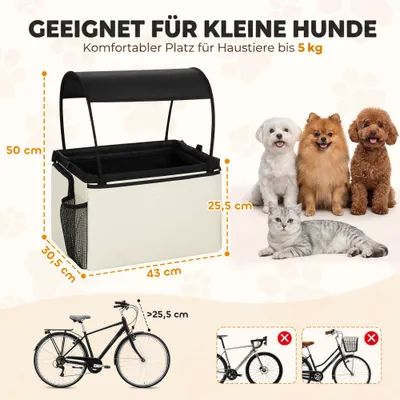PawHut Fahrrad Hundekorb PawHut Fahrrad Hundekorb