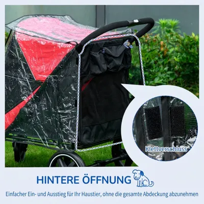 PawHut Hundebuggy Regenschutz PawHut Hundebuggy Regenschutz