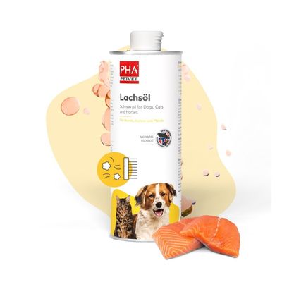 PHA Lachsöl für Hunde, Katzen und Pferde
