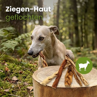 Kauartikel.com Ziegen-Haut, geflochten