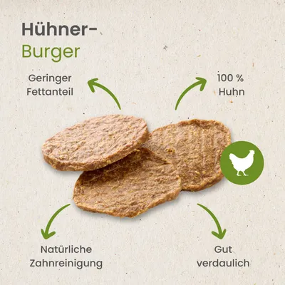 Kauartikel.com Hühner-Burger Kauartikel.com Hühner-Burger