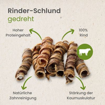 Kauartikel.com Rinder-Schlund, gedreht
