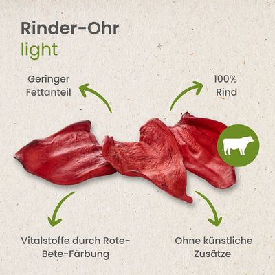 Kauartikel.com Rinder-Ohren, light