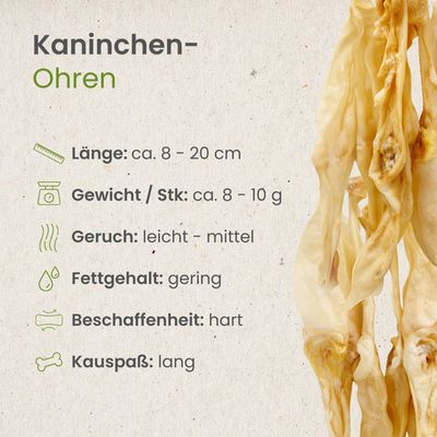 Kauartikel.com Kaninchen-Ohren