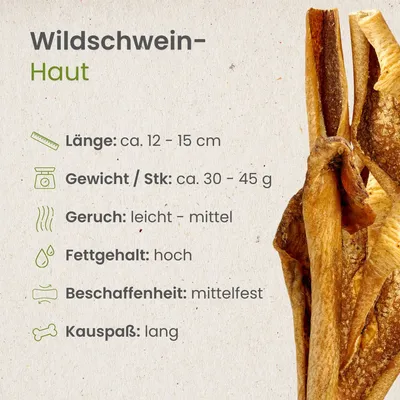 Kauartikel.com Wildschwein-Haut