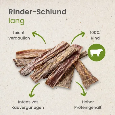 Kauartikel.com Rinder-Schlund, lang Kauartikel.com Rinder-Schlund, lang