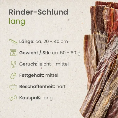 Kauartikel.com Rinder-Schlund, lang