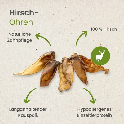 Kauartikel.com Hirsch-Ohren