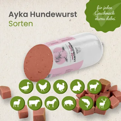 Kauartikel.com Ayka Hundewurst Lamm Kauartikel.com Ayka Hundewurst Lamm