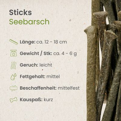 Kauartikel.com Seebarsch-Sticks