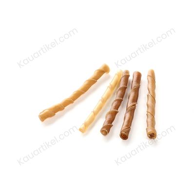 Kauartikel.com Rinder-Kausticks, gedreht - Ø 9 - 10 mm