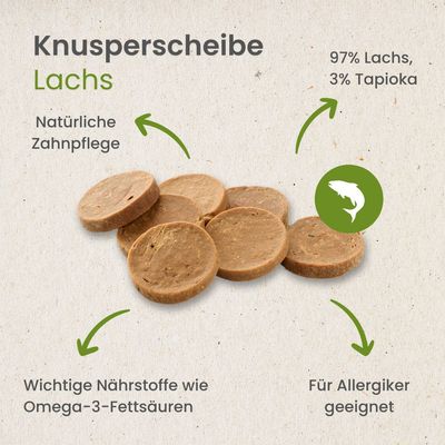 Kauartikel.com Lachs-Knusperscheibe