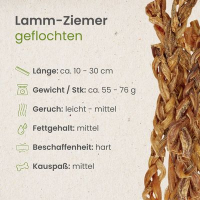 Kauartikel.com Lamm-Ziemer, geflochten