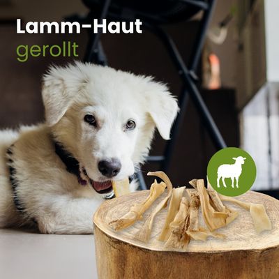 Kauartikel.com Lamm-Haut, gerollt