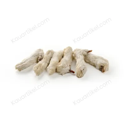 Kauartikel.com Kaninchen-Pfoten mit Fell Kauartikel.com Kaninchen-Pfoten mit Fell