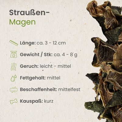 Kauartikel.com Straußen-Magen