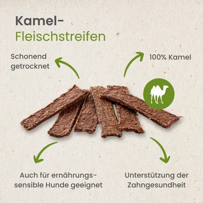 Kauartikel.com Kamel-Fleischstreifen