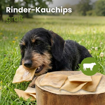 Kauartikel.com Rinder-Kauchips, groß