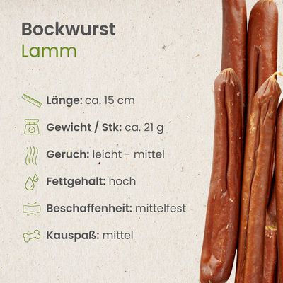 Kauartikel.com Bockwurst-Lamm
