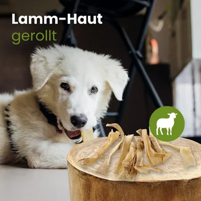 Kauartikel.com Lamm-Haut, gerollt