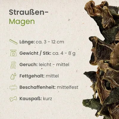 Kauartikel.com Straußen-Magen