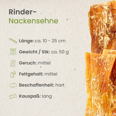 Kauartikel Rinder-Nackensehne Kauartikel Rinder-Nackensehne