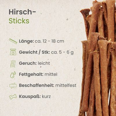 Kauartikel.com Hirsch-Sticks