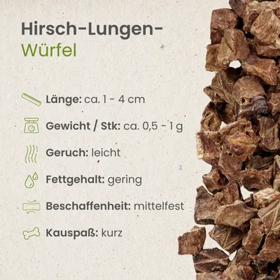 Kauartikel.com Hirsch-Lungen-Würfel