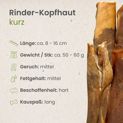 Kauartikel.com Rinder-Kopfhaut, kurz
