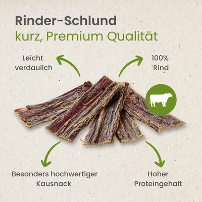 Kauartikel.com Rinder-Schlund, kurz Premium Qualität Kauartikel.com Rinder-Schlund, kurz Premium Qualität