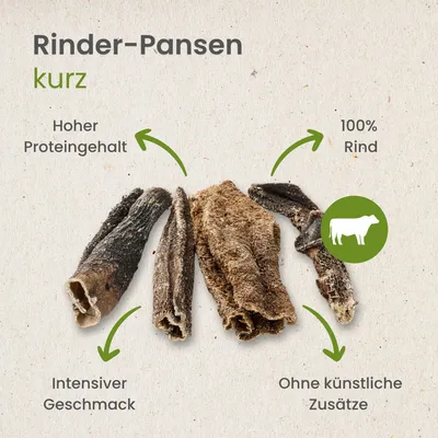 Kauartikel.com Rinder-Pansen, kurz Kauartikel.com Rinder-Pansen, kurz