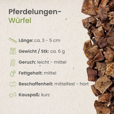 Kauartikel.com Pferde-Lungenwürfel
