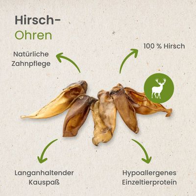 Kauartikel.com Hirsch-Ohren