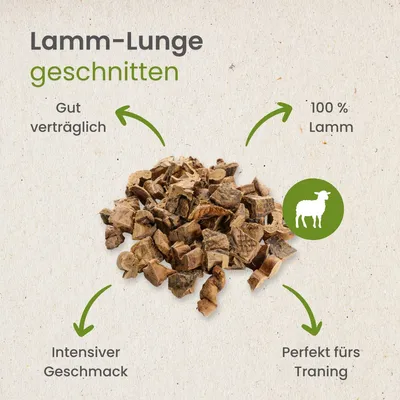 Kauartikel.com Lamm-Lunge, geschnitten Kauartikel.com Lamm-Lunge, geschnitten