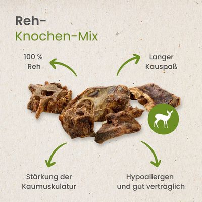 Kauartikel.com Reh-Knochen-Mix